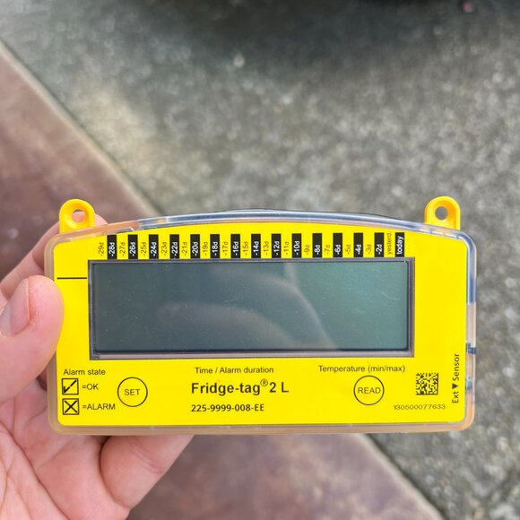 Berlinger Fridge-tag 2L Fridge‎ Thermometer Data Logger Complete exp 9/17/23 - Picture 3 of 5